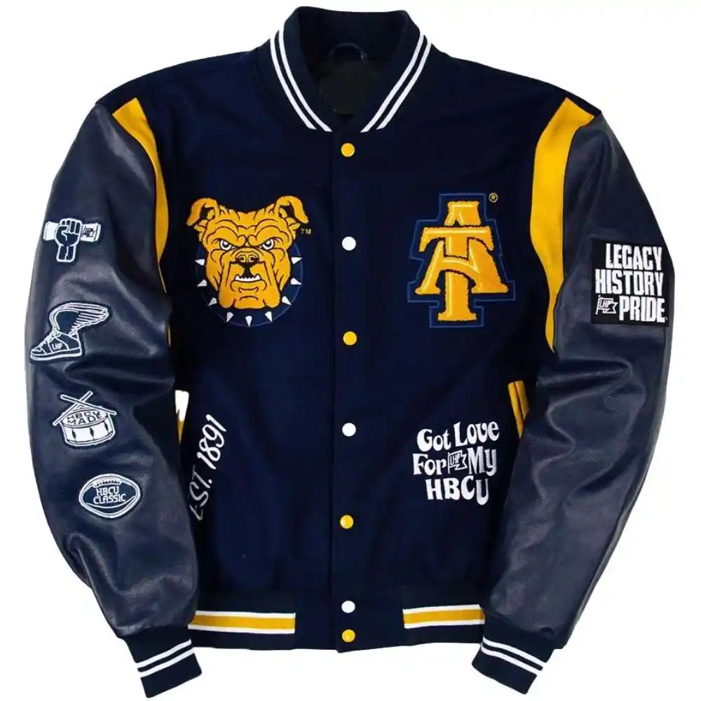 North Carolina A&T Motto Jacket | North Carolina Varsity Jacket