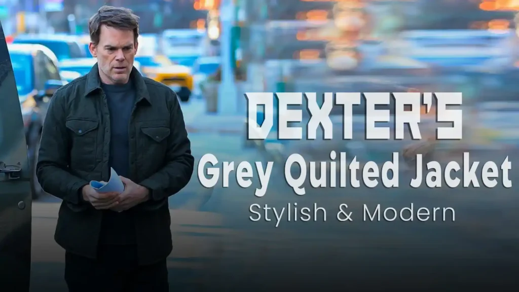 Dexter's Grey Quilted Jacket- Stylish & Modern
